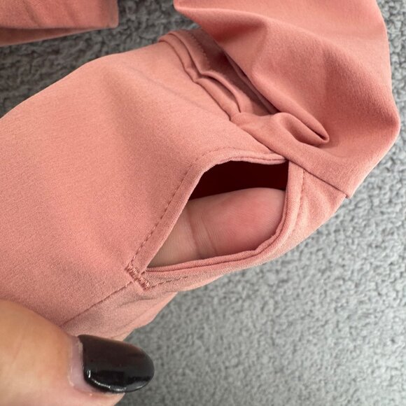 Puma Hoodie Evo Stripe Sweatshirt Pullover  Moisture Wicking Peach Size Large - Picture 6 of 12